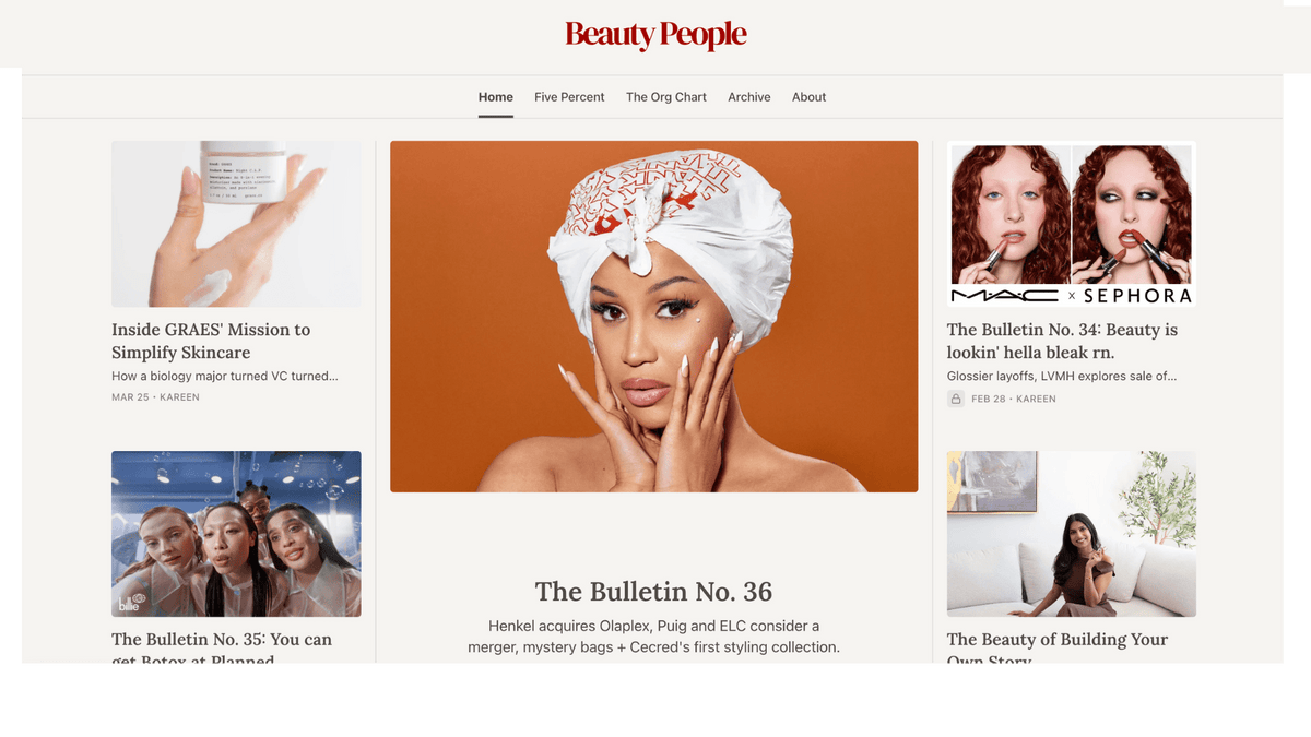 As Seen In: Beauty People - GRAES